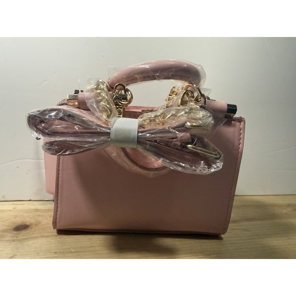 bebe Nola Mini Satchel Blush Pink Purse New With Tags Crossbody Bag - Picture 2 of 4
